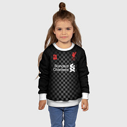 Свитшот детский LIVERPOOL резервная 2021, цвет: 3D-белый — фото 2