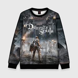 Свитшот детский Demons Souls, цвет: 3D-черный