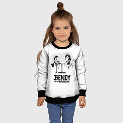 Свитшот детский Bendy And The Ink Machine, цвет: 3D-черный — фото 2