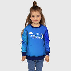 Свитшот детский АКАДЕМИЯ АМБРЕЛЛА 3, цвет: 3D-синий — фото 2