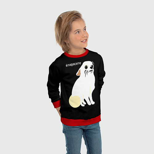 Детский свитшот Ёпарасете / 3D-Красный – фото 3