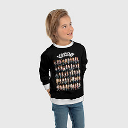 Свитшот детский ROCK STARS, цвет: 3D-белый — фото 2