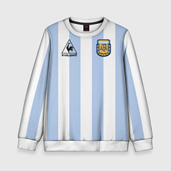Свитшот детский Diego Maradona 10 Автограф, цвет: 3D-белый