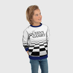 Свитшот детский ХОД КОРОЛЕВЫ, цвет: 3D-синий — фото 2