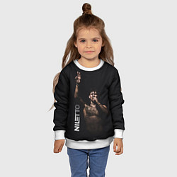 Свитшот детский NILETTO, цвет: 3D-белый — фото 2