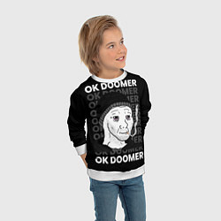 Свитшот детский OK DOOMER, цвет: 3D-белый — фото 2
