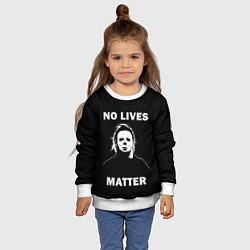 Свитшот детский MICHAEL MYERS, цвет: 3D-белый — фото 2