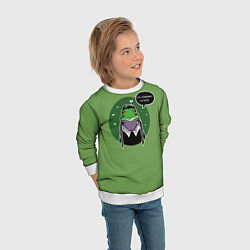 Свитшот детский Среда, чуваки, цвет: 3D-белый — фото 2