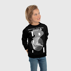 Свитшот детский Technologyabstract, цвет: 3D-черный — фото 2