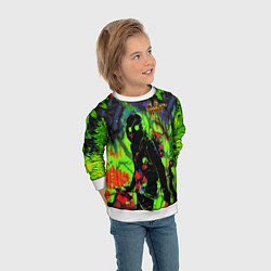 Свитшот детский Граффити, цвет: 3D-белый — фото 2