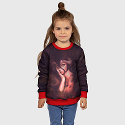 Свитшот детский Альбедо, цвет: 3D-красный — фото 2