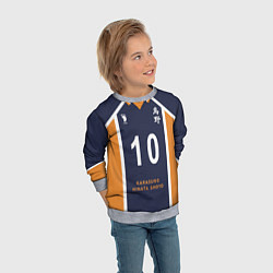 Свитшот детский Волейбол!! ФОРМА ХИНАТЫ, цвет: 3D-меланж — фото 2