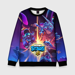 Свитшот детский Starr Force - Brawl Stars, цвет: 3D-черный