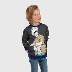 Свитшот детский Годжо Магическая Битва, цвет: 3D-синий — фото 2