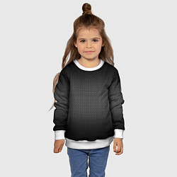 Свитшот детский Абстракция точки, цвет: 3D-белый — фото 2