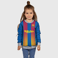 Свитшот детский FC Barcelona El Clasico La Liga 202122, цвет: 3D-меланж — фото 2