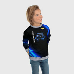 Свитшот детский Chevrolet, цвет: 3D-меланж — фото 2