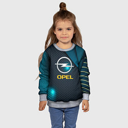 Свитшот детский OPEL ОПЕЛЬ, цвет: 3D-меланж — фото 2