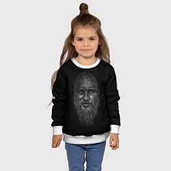 Свитшот детский Ragnar Lodbrok, цвет: 3D-белый — фото 2