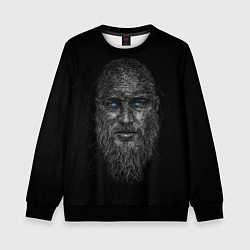 Свитшот детский Ragnar Lodbrok, цвет: 3D-черный