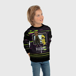 Свитшот детский Little Nightmares 2, цвет: 3D-черный — фото 2