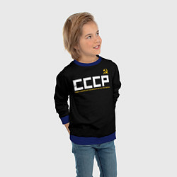 Свитшот детский СССР, цвет: 3D-синий — фото 2