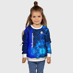 Свитшот детский Volkswagen, цвет: 3D-белый — фото 2