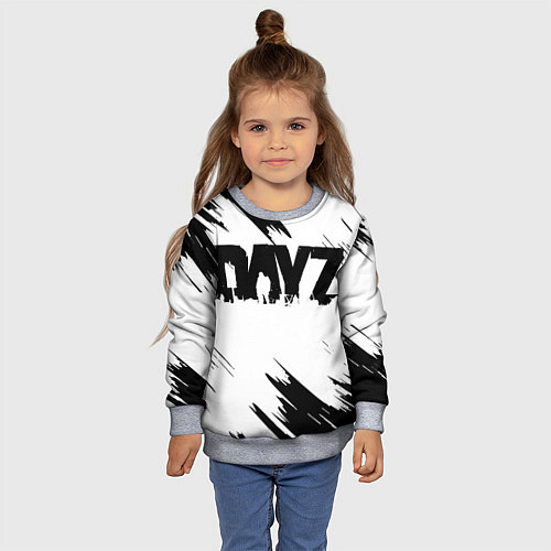 Детский свитшот Dayz / 3D-Меланж – фото 4