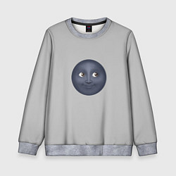 Свитшот детский Темная луна, цвет: 3D-меланж