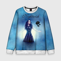 Свитшот детский Nightwish, цвет: 3D-белый