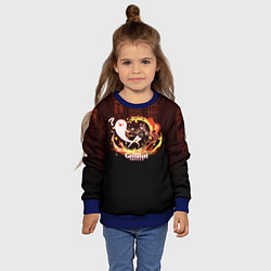 Свитшот детский Genshin Impact - Hu Tao, цвет: 3D-синий — фото 2