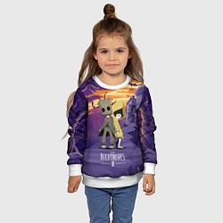 Свитшот детский Little Nightmares 2, цвет: 3D-белый — фото 2