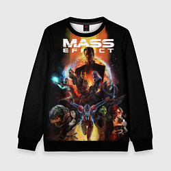 Свитшот детский Mass effect, цвет: 3D-черный