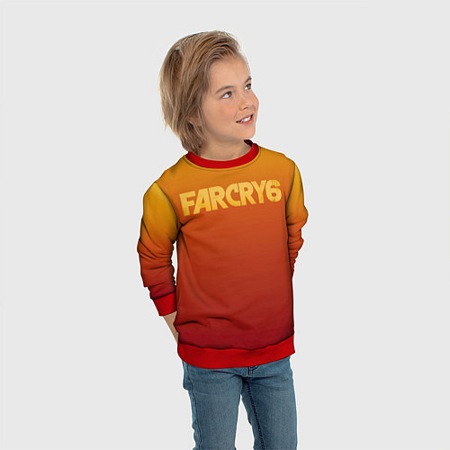 Детский свитшот FarCry6 / 3D-Красный – фото 3