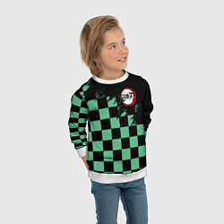 Свитшот детский TANJIRO KAMADO ТАНДЖИРО, цвет: 3D-белый — фото 2