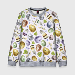 Свитшот детский Пасха, цвет: 3D-меланж