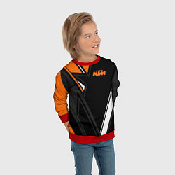 Свитшот детский KTM КТМ, цвет: 3D-красный — фото 2