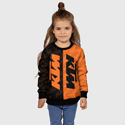 Свитшот детский KTM КТМ Z, цвет: 3D-черный — фото 2