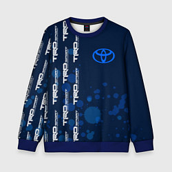 Детский свитшот Toyota - Paint Pattern on left