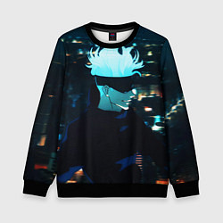 Свитшот детский Магическая битва, цвет: 3D-черный