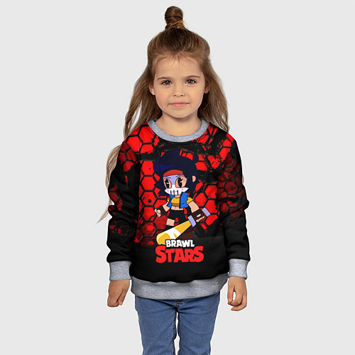 Детский свитшот Мстительница Биби BIBILANTE / 3D-Меланж – фото 4