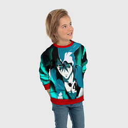 Свитшот детский Улькиорра Сифер Ulquiorra, цвет: 3D-красный — фото 2