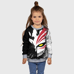 Свитшот детский БЛИЧ МАСКА BLEACH, цвет: 3D-меланж — фото 2