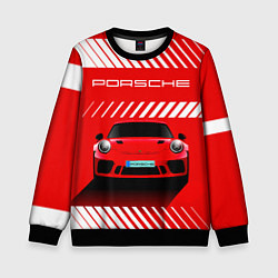 Детский свитшот PORSCHE ПОРШЕ RED STYLE