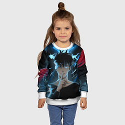 Свитшот детский Solo leveling Manga, цвет: 3D-белый — фото 2