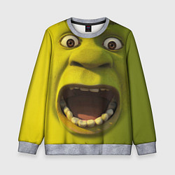 Детский свитшот Shrek is Yelling