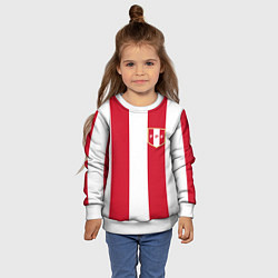 Свитшот детский Сборная Перу, цвет: 3D-белый — фото 2