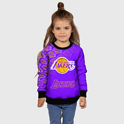 Свитшот детский LOS ANGELES LAKERS ЛЕЙКЕРС, цвет: 3D-черный — фото 2