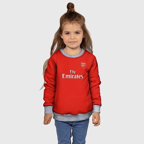 Детский свитшот Г Мхитарян футболка Арсенал / 3D-Меланж – фото 4