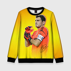 Свитшот детский Iker Casillas, цвет: 3D-черный